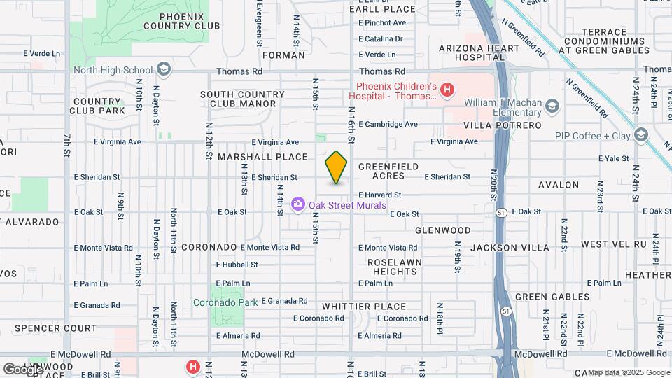 Monte Vista 4-Plex Map and Location Details