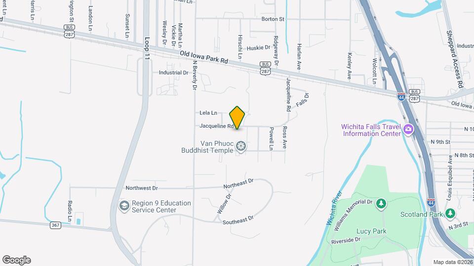 3133 Jacqueline Rd Map and Location Details