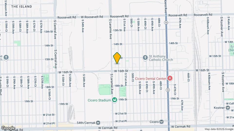 1526 S 51st Ct Map and Location Details