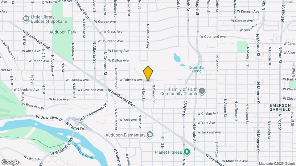 2017-2019 W Fairview Ave Map and Location Details