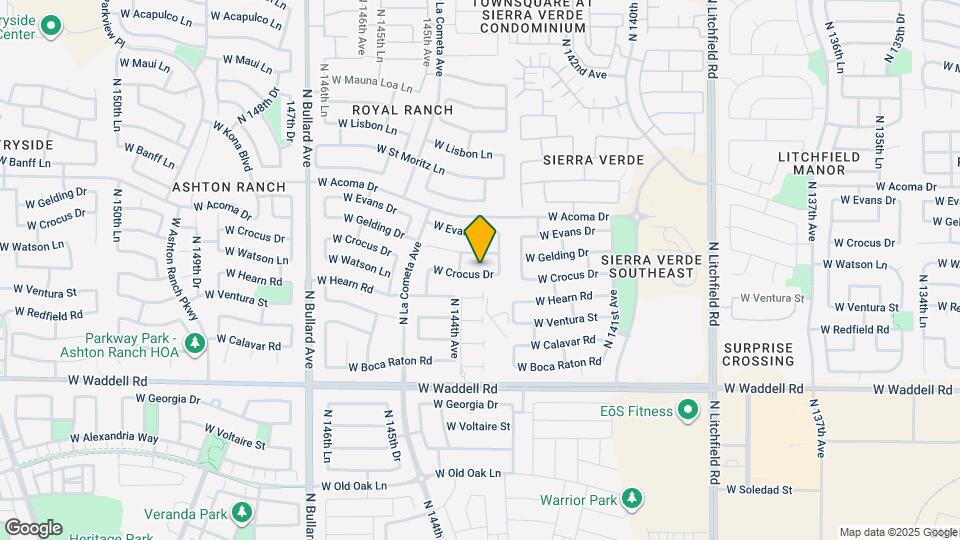 14338 W Crocus Dr Map and Location Details