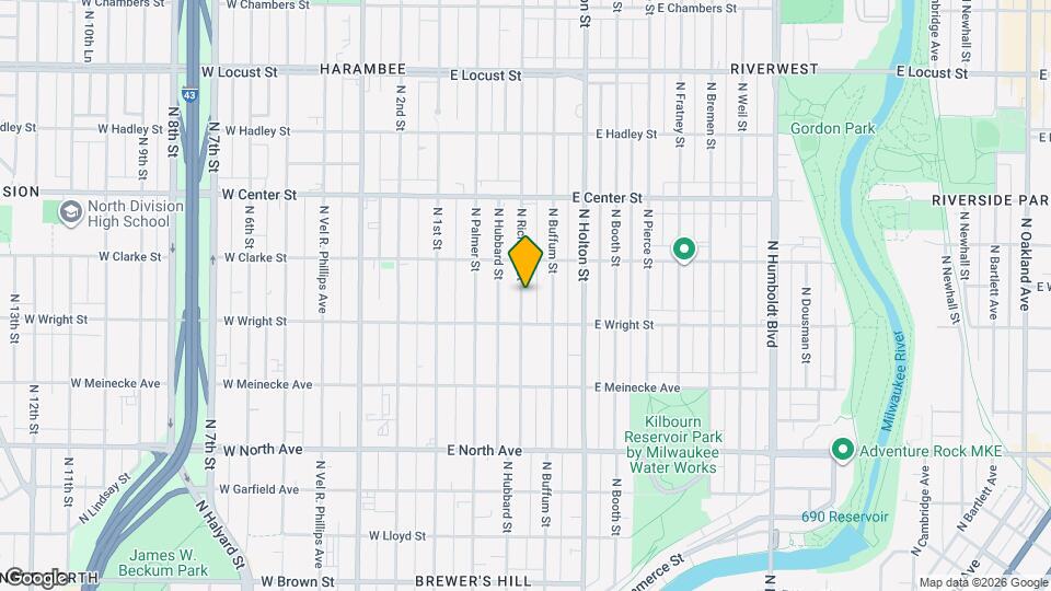 2536 N Richards St Mapa y Detalles de la Ubicación