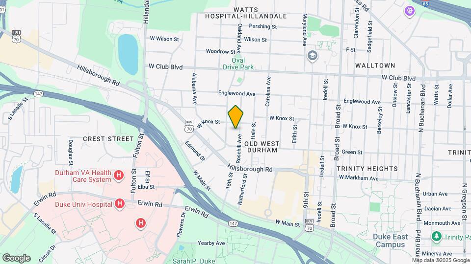 913 Rosehill Ave Mapa y Detalles de la Ubicación