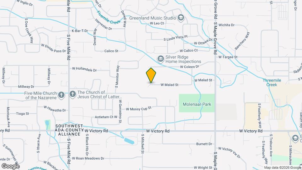 10009 W Malad St Map and Location Details