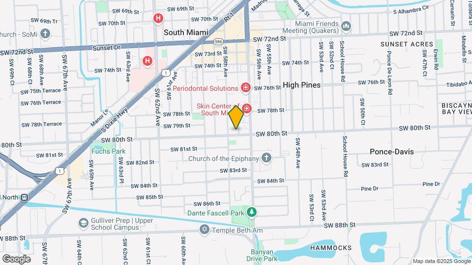 5775 SW 80th St Map and Location Details