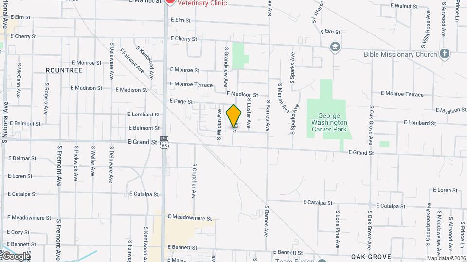 927 S Link Ave Map and Location Details