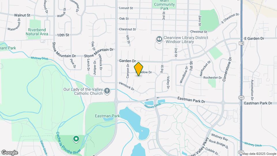 1106 Timberline Ct Map and Location Details