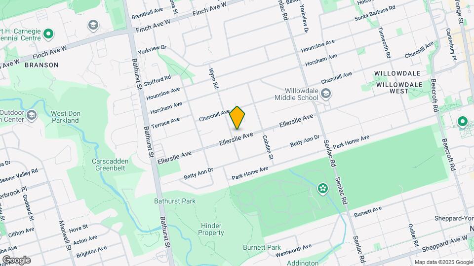 386 Ellerslie Ave Map and Location Details