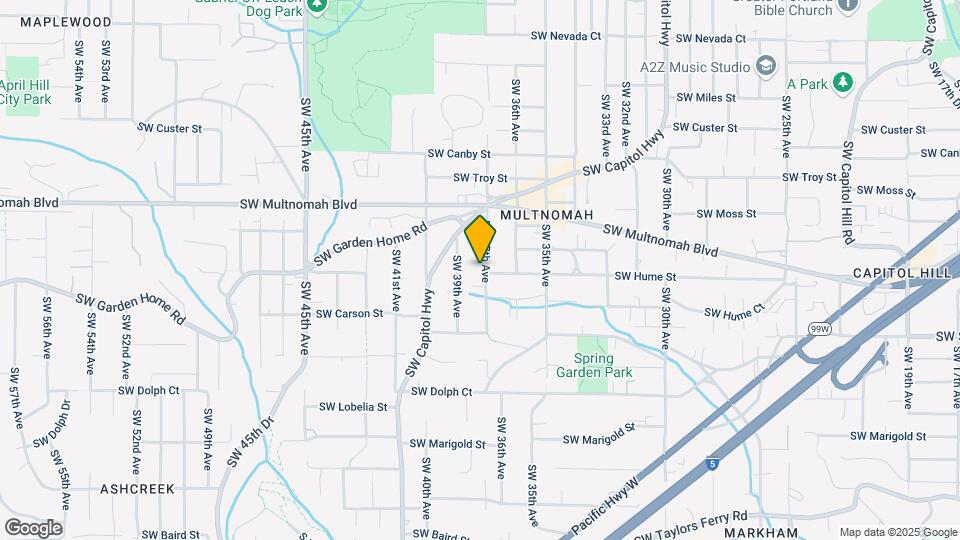 8143 SW 37th Ave Map and Location Details