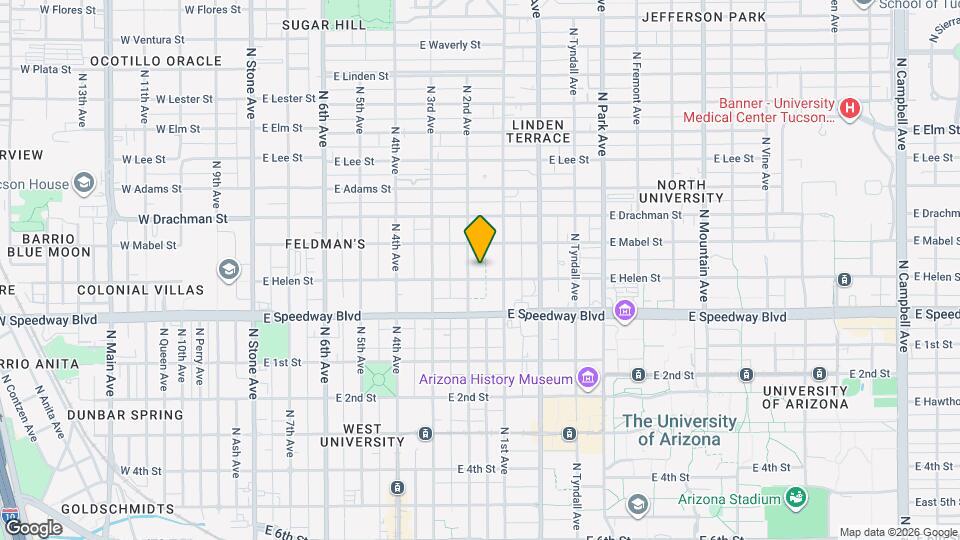 615 E Helen St Map and Location Details