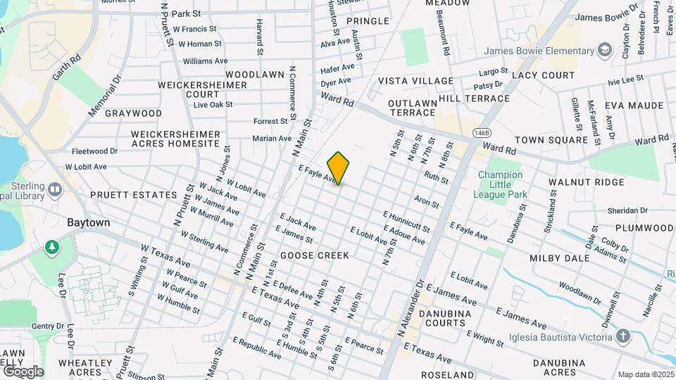 222 E Adoue Ave Mapa y Detalles de la Ubicación