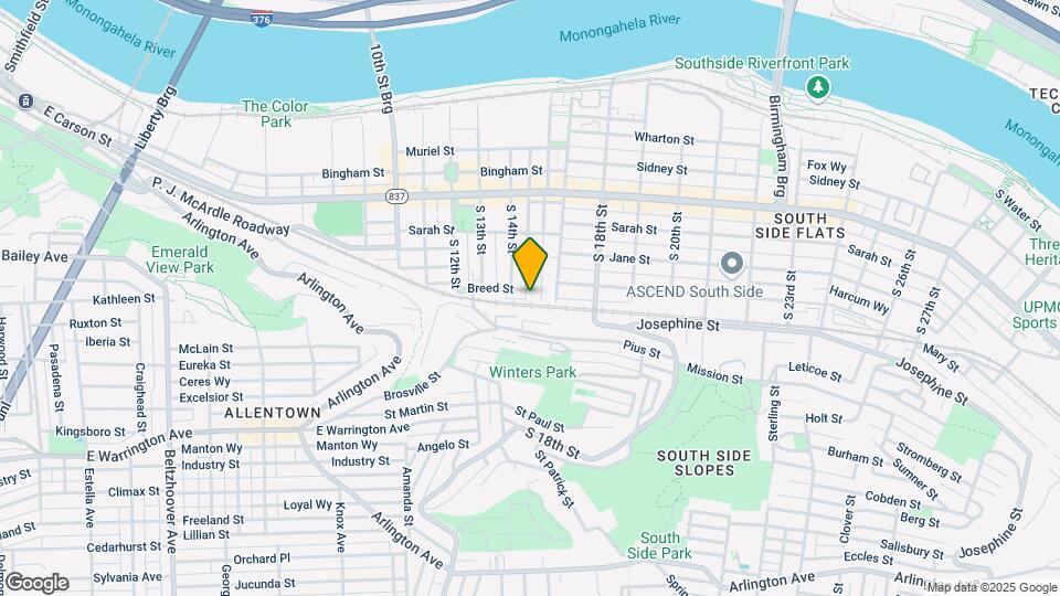 171 S 15th St Map and Location Details