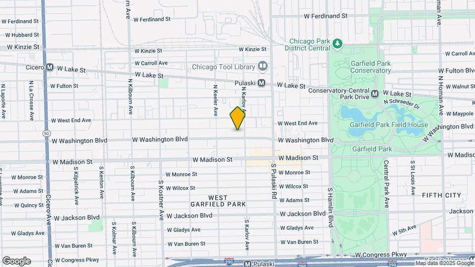 4114 W Washington Blvd Mapa y Detalles de la Ubicación