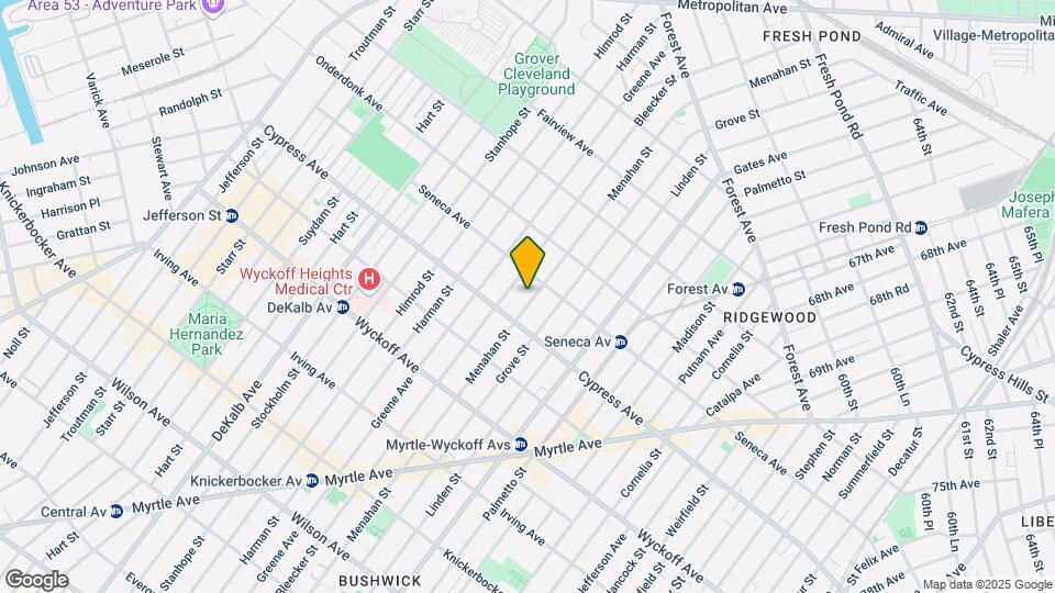 17-27 Menahan St Mapa y Detalles de la Ubicación