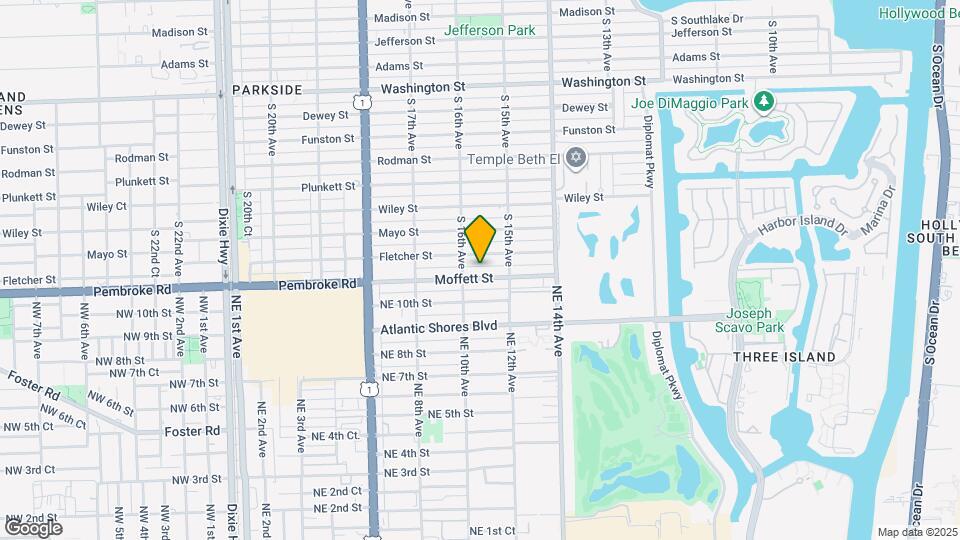 1531 Moffett St Map and Location Details