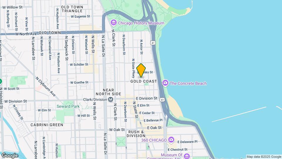 1300 N Astor St Map and Location Details
