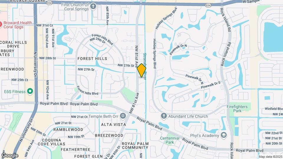 2611 Riverside Dr Mapa y Detalles de la Ubicación