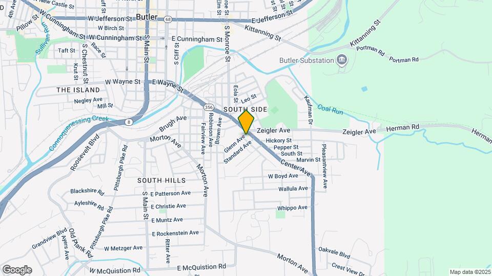 107 Glenn Ave Mapa y Detalles de la Ubicación