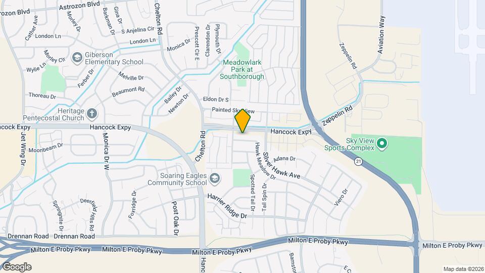 4814 Hawk Meadow Dr Map and Location Details