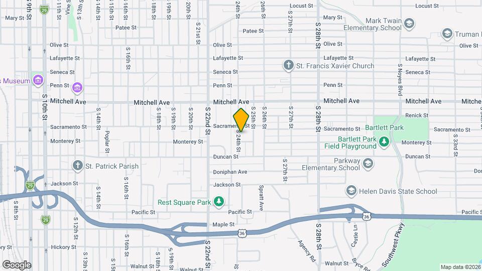 1511 S 24th St Map and Location Details