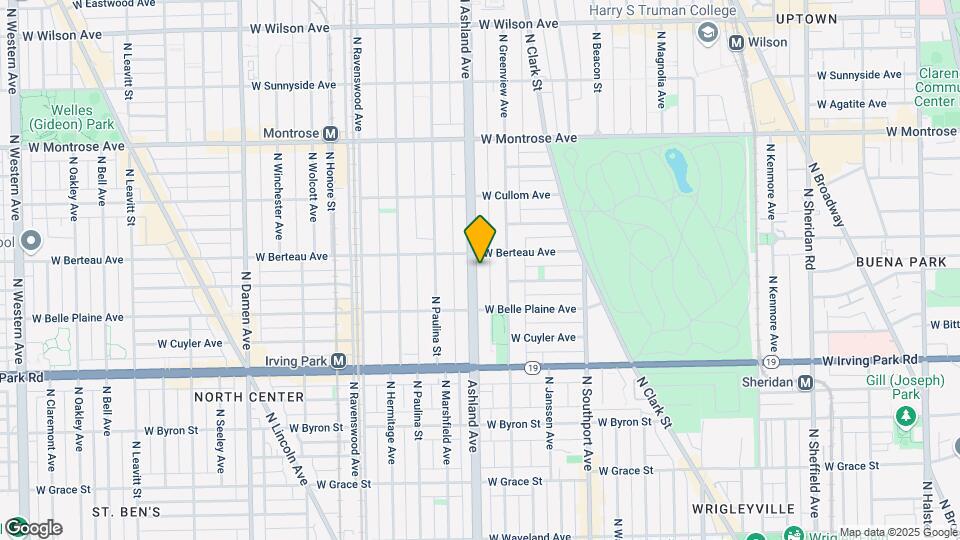 4143 N Ashland Ave Map and Location Details