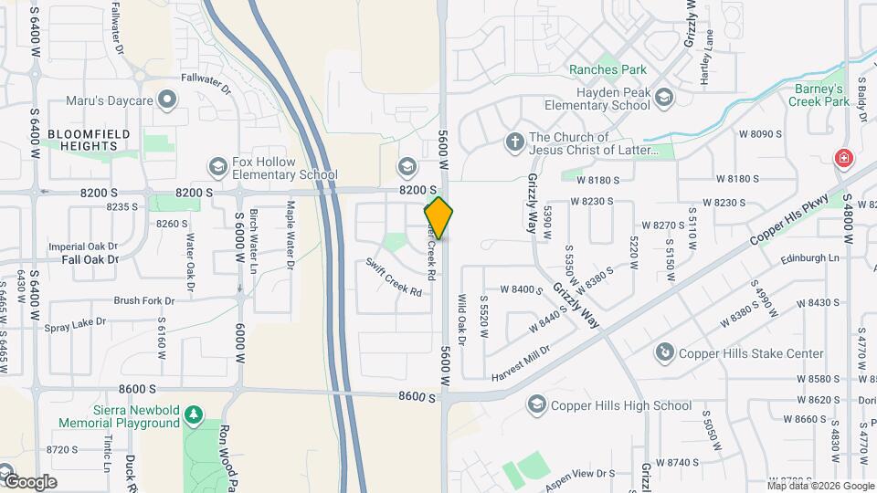 8313 Boulder Creek Rd Map and Location Details