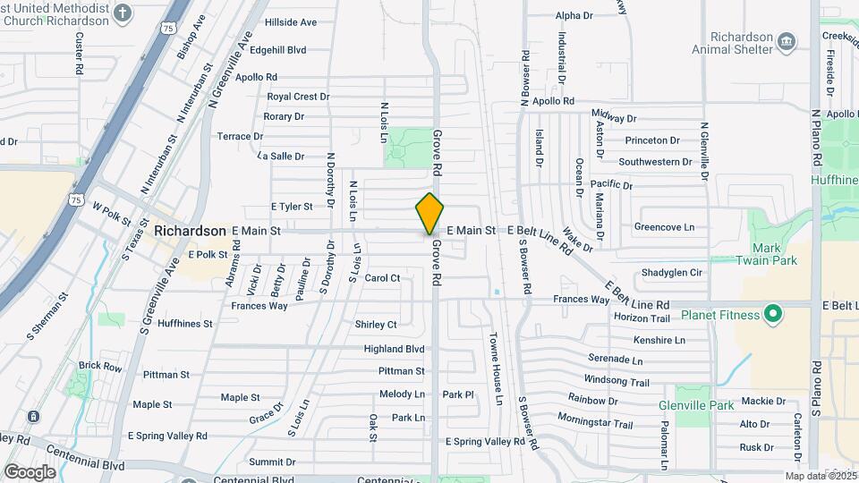 102 S Grove Rd Map and Location Details