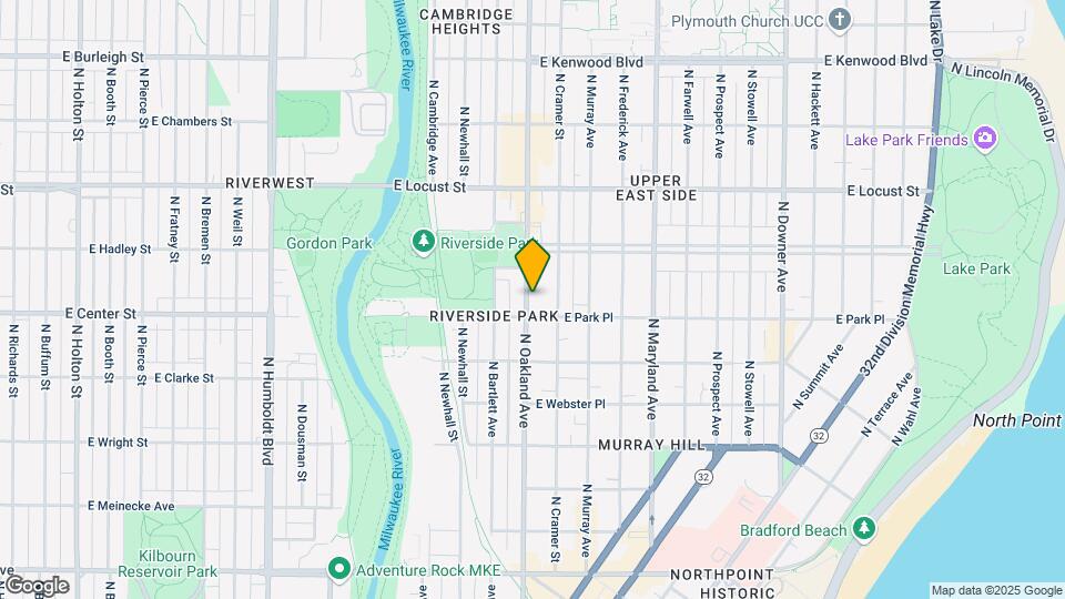 2720 N Oakland Ave Map and Location Details