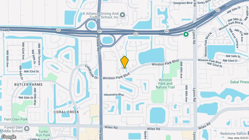 5262 NW 55th Terrace Map and Location Details