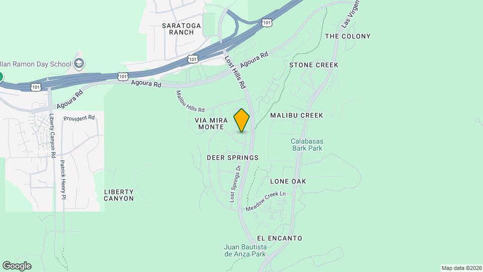 4117 Lost Springs Dr Mapa y Detalles de la Ubicación