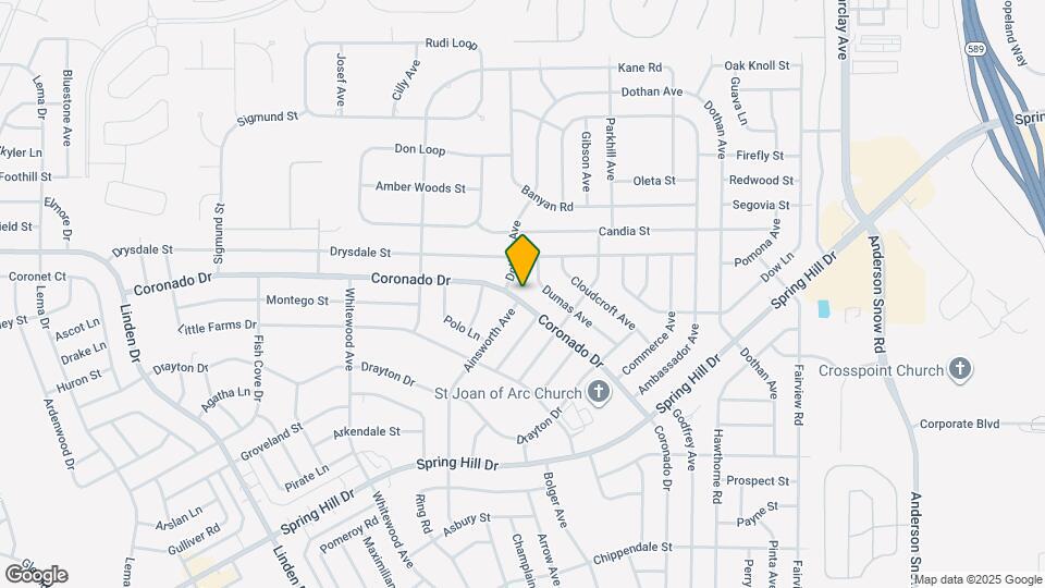 14282 Coronado Dr Map and Location Details