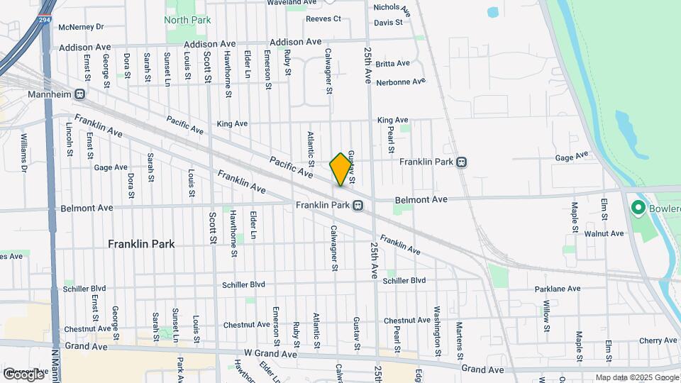 9639 Pacific Ave Map and Location Details