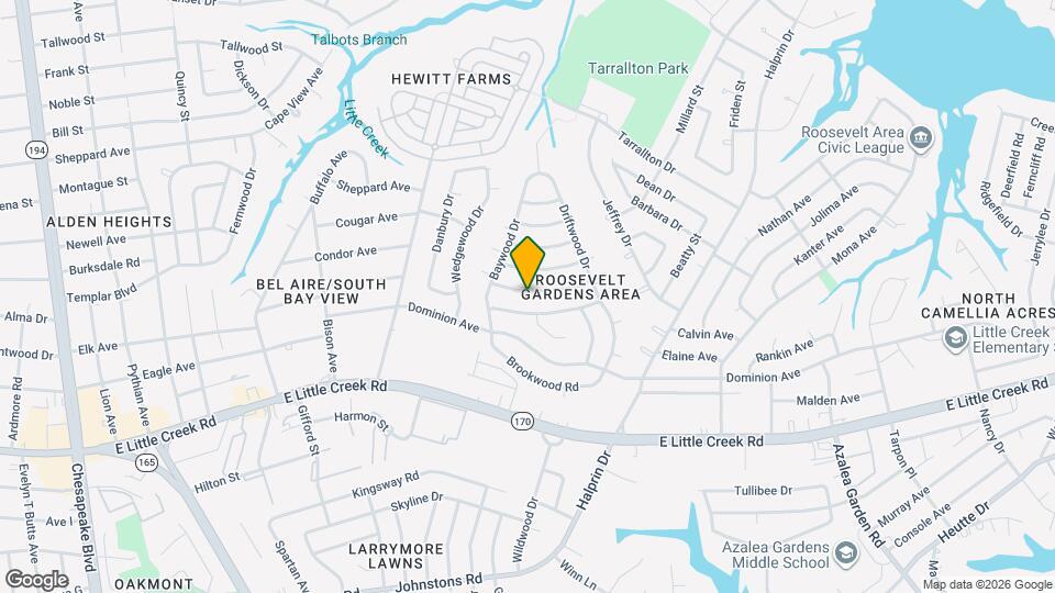 1831 Branchwood St Map and Location Details