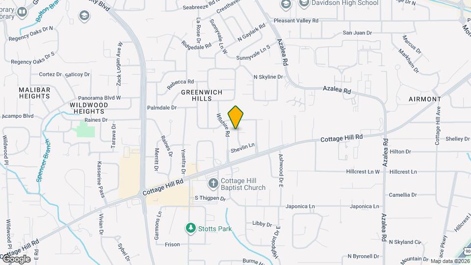 708 Littledale Rd Map and Location Details