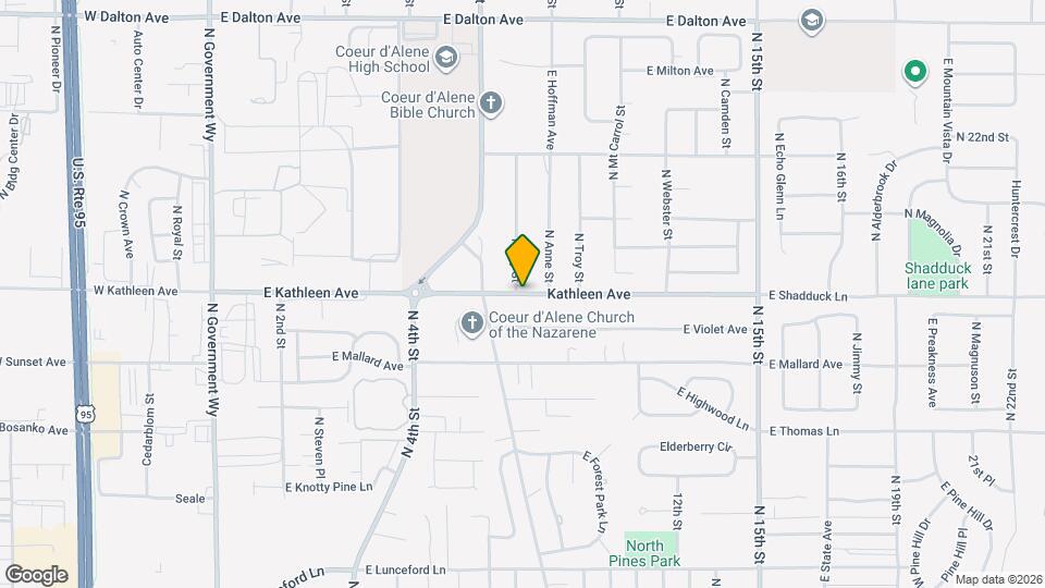 858 E Margaret Ave Mapa y Detalles de la Ubicación