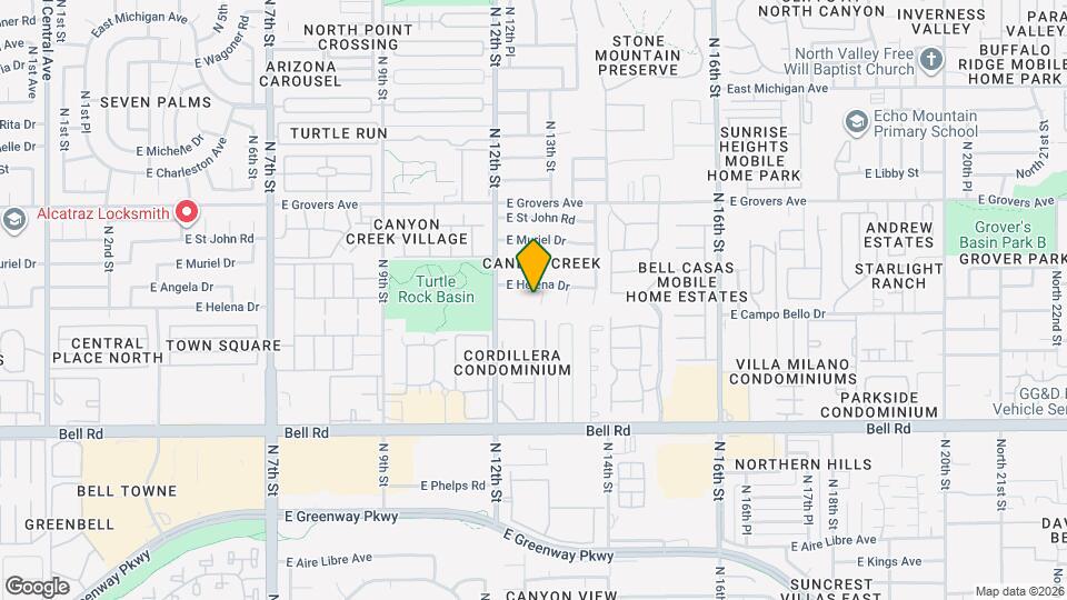 17412 N 13th St Map and Location Details