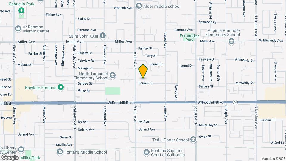 17748 Barbee St Map and Location Details