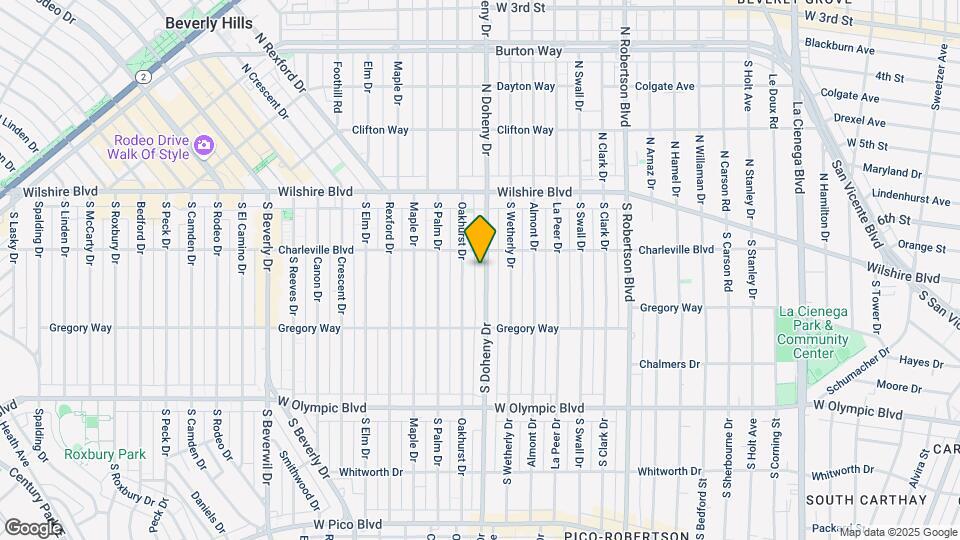 217 S Doheny Dr Map and Location Details