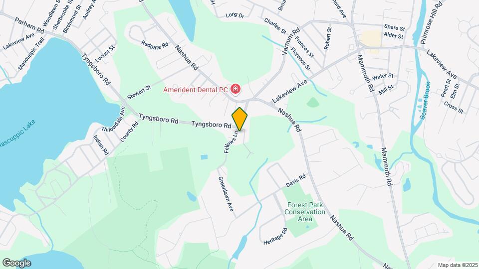 58 Tyngsboro Rd Map and Location Details