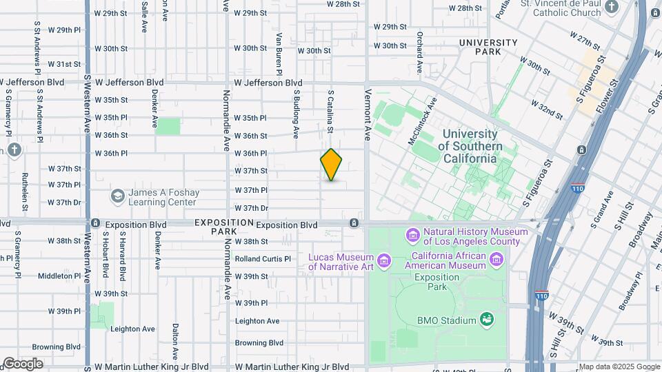 1171 W 37th Pl Map and Location Details