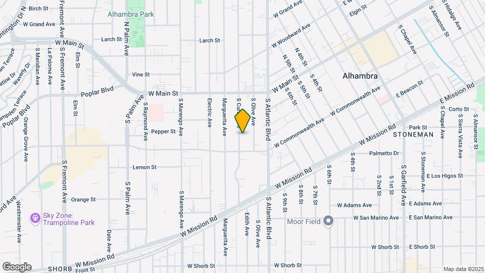 216 S Curtis Ave Map and Location Details