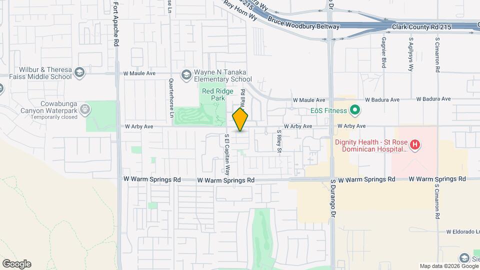 8962 Flying Frog Ave Map and Location Details