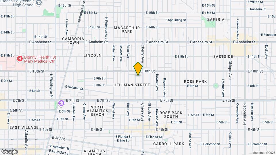 840 Gardenia Ave Map and Location Details