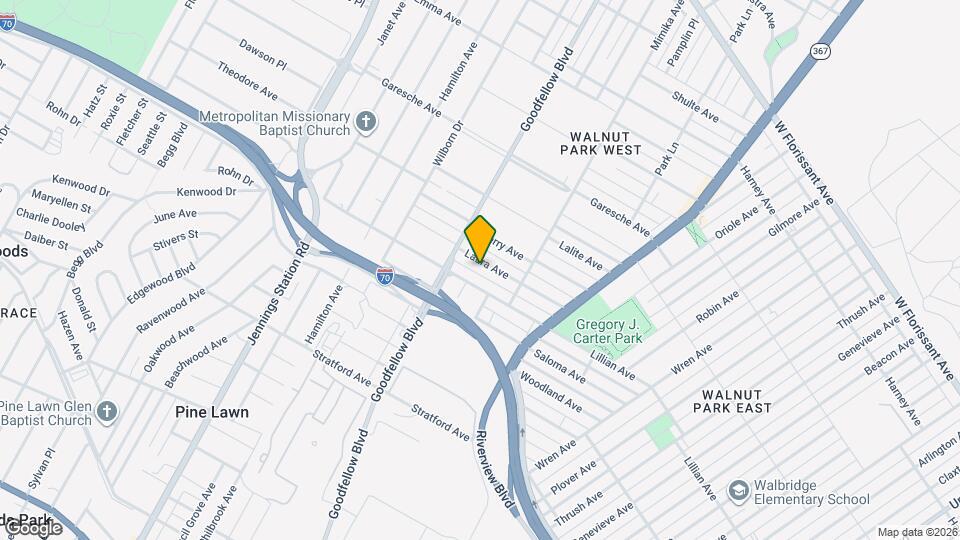 6148 Laura Ave Map and Location Details