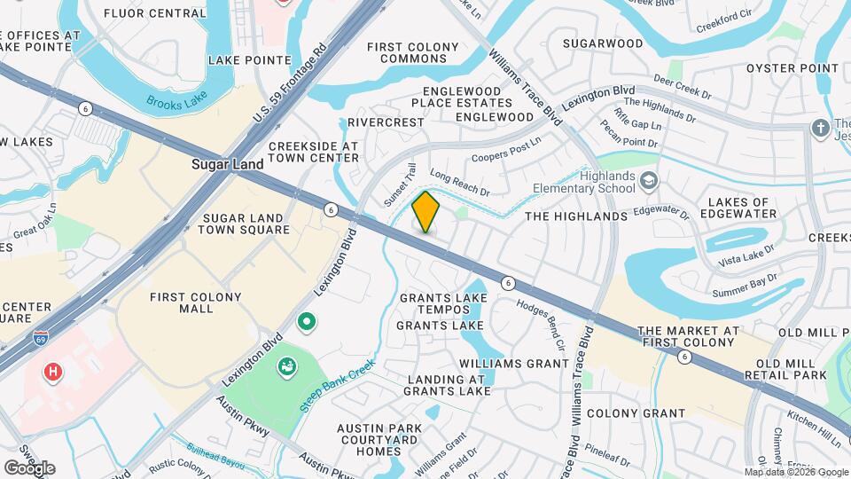 2230 Canebreak Crossing Map and Location Details