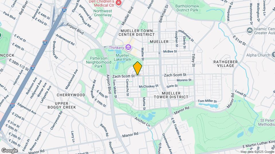 2061 Zach Scott St Map and Location Details