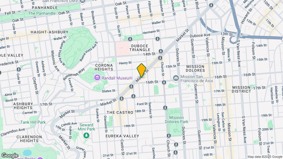 2263 Market St Map and Location Details
