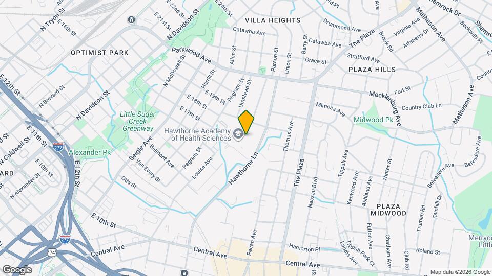 1500 Parson St Map and Location Details