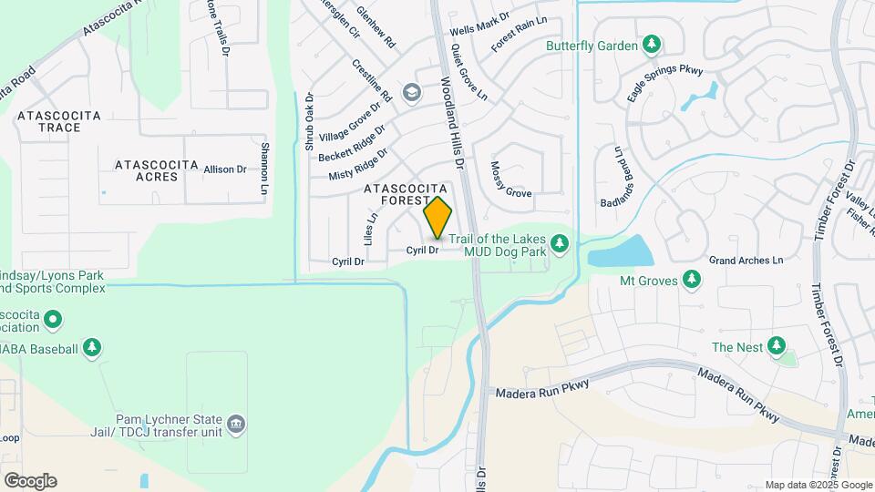 16303 Mango Ridge Ct Map and Location Details