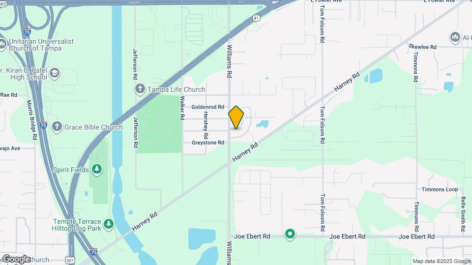 9509 Fieldview Cir Map and Location Details